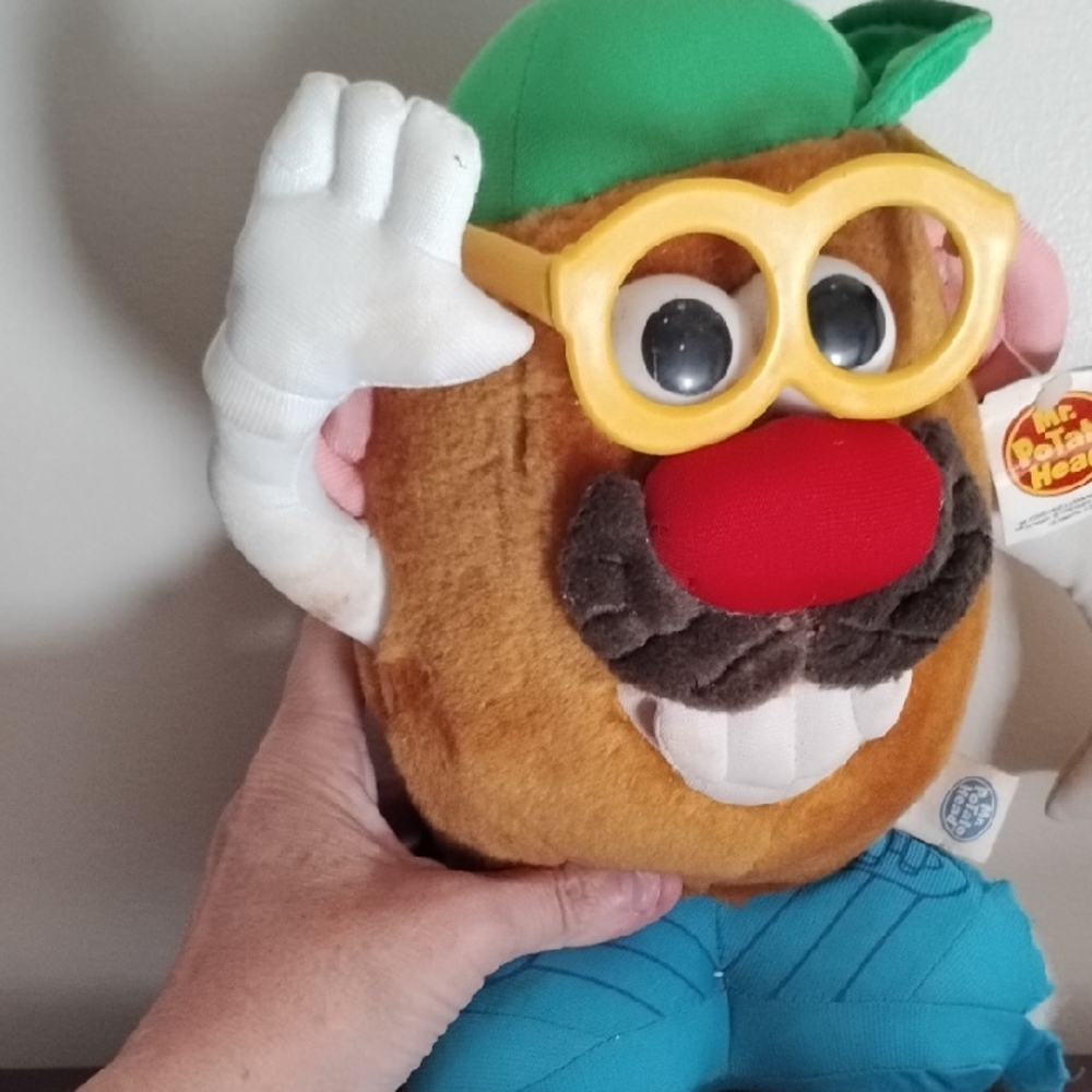 Plush Toy with Green Hat and Yellow Glasses
